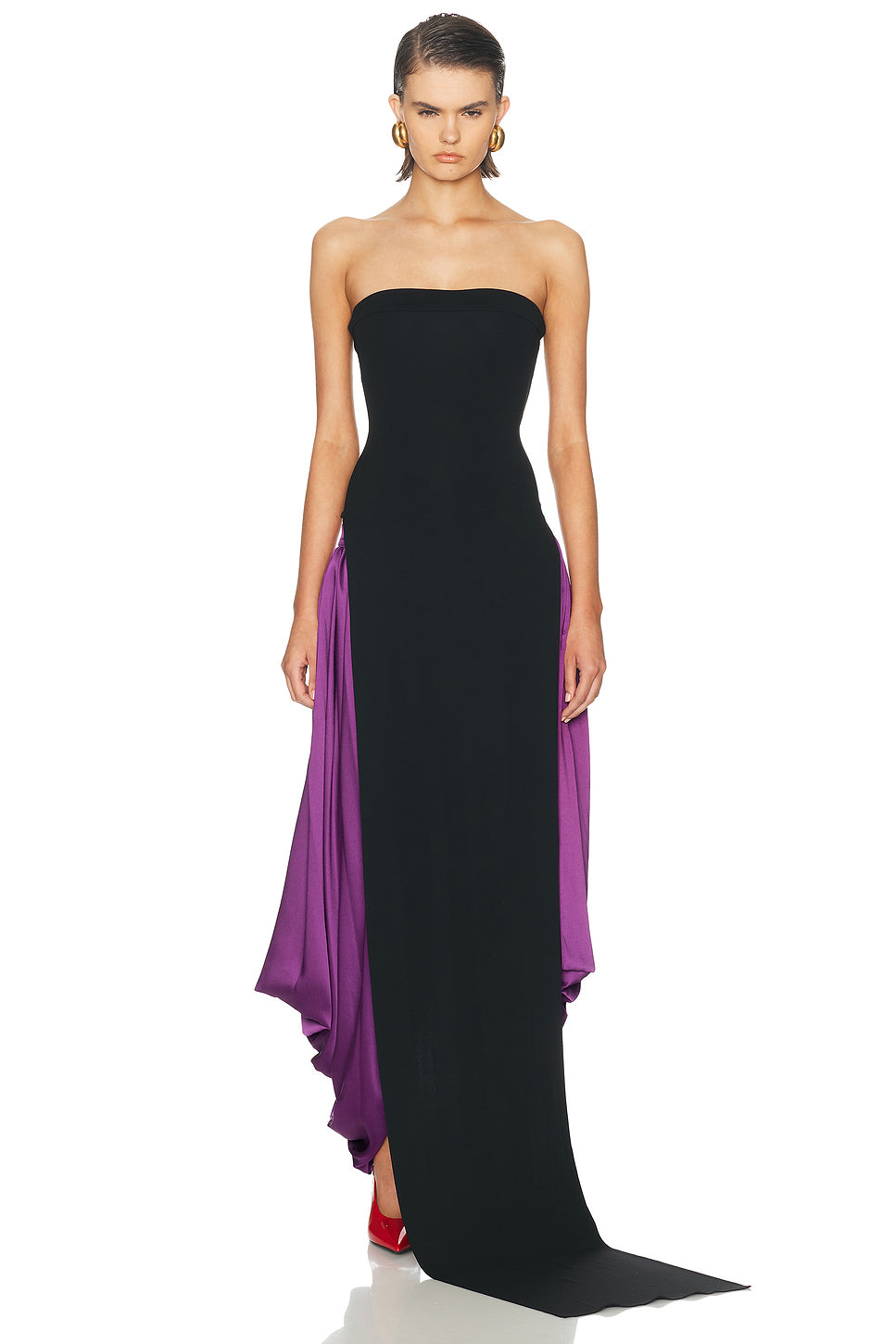 Bustier Jersey Wrap Top