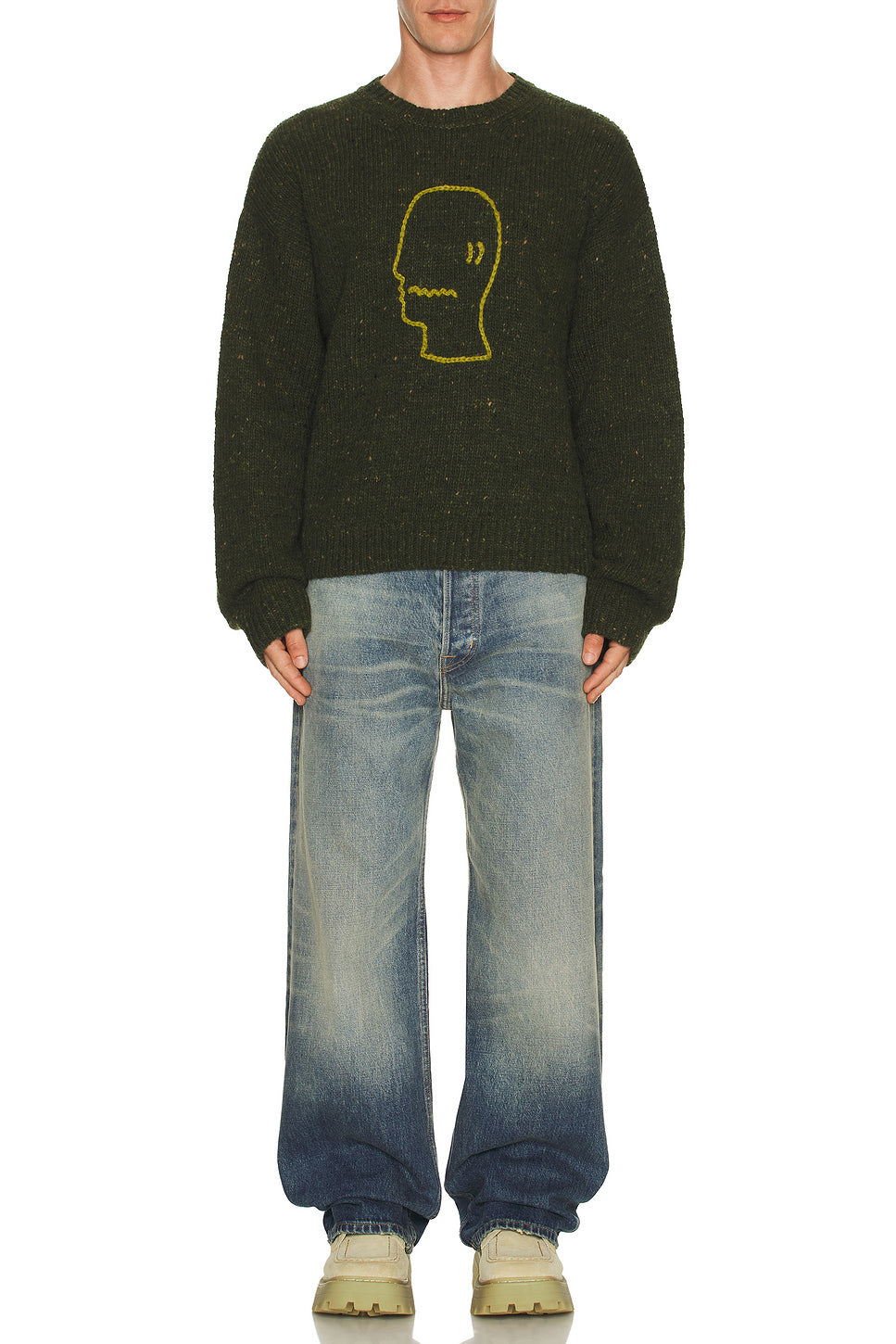 Logohead Alpaca Crewneck Sweater