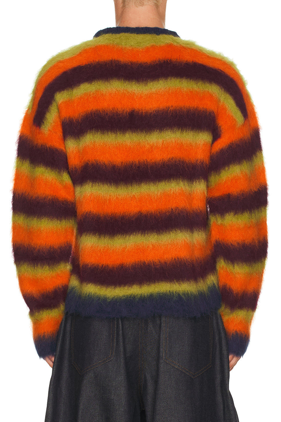 Blurry Lines Alpaca Crewneck Sweater