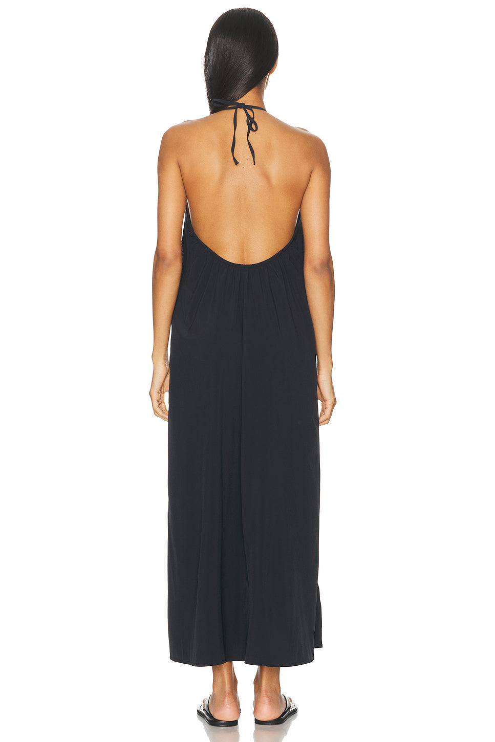 Go With The Flow Halter Dress