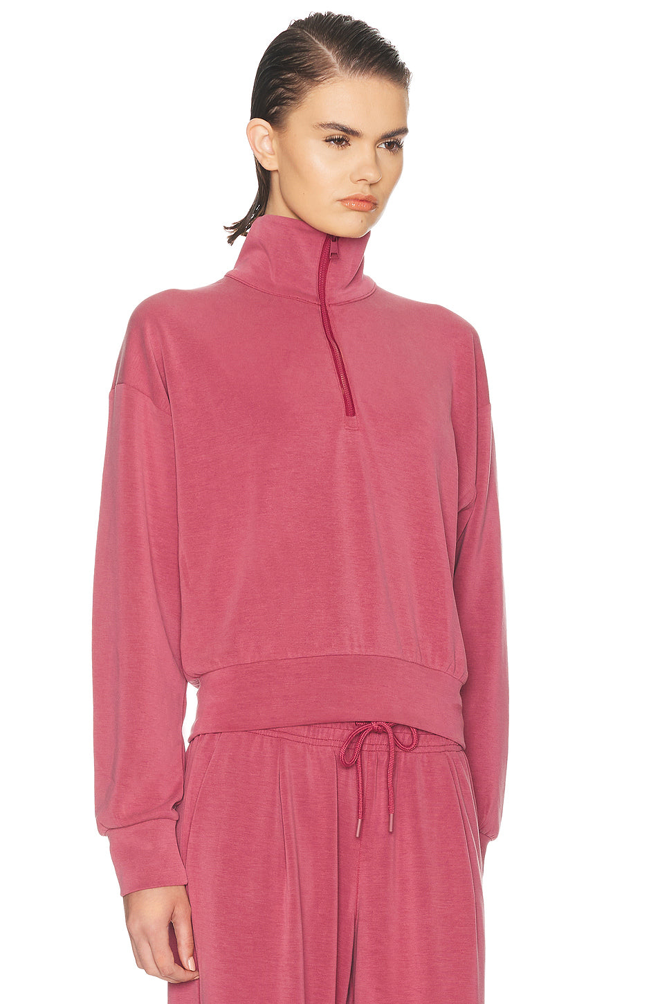 Cruiser Half Zip Cropped Sweatshirt