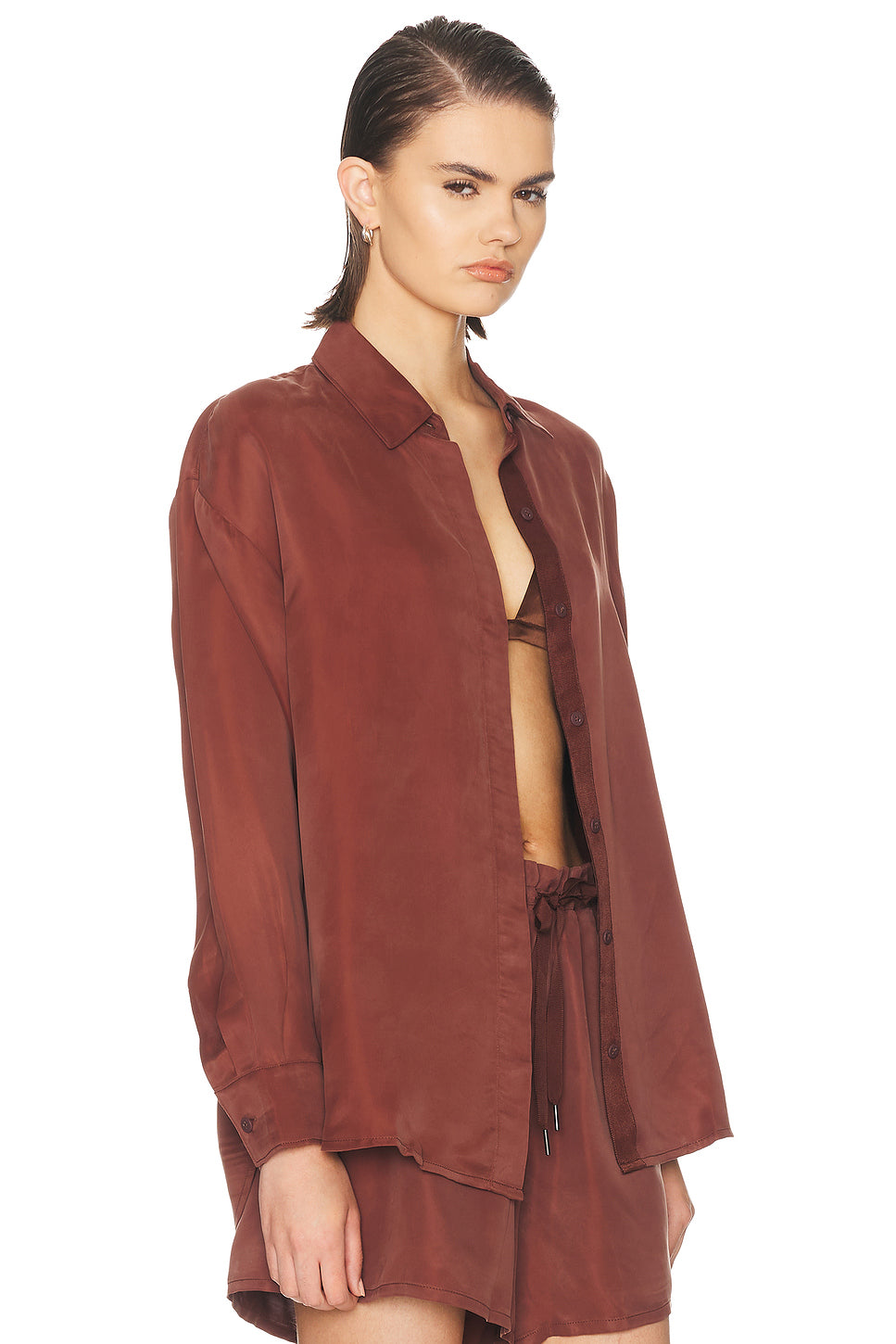 Sunkissed Cupro Button Down Shirt