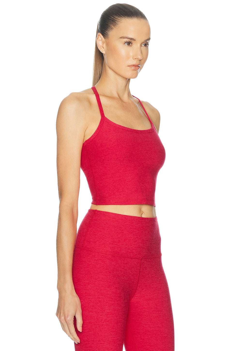 Spacedye Slim Racerback Cropped Tank Top
