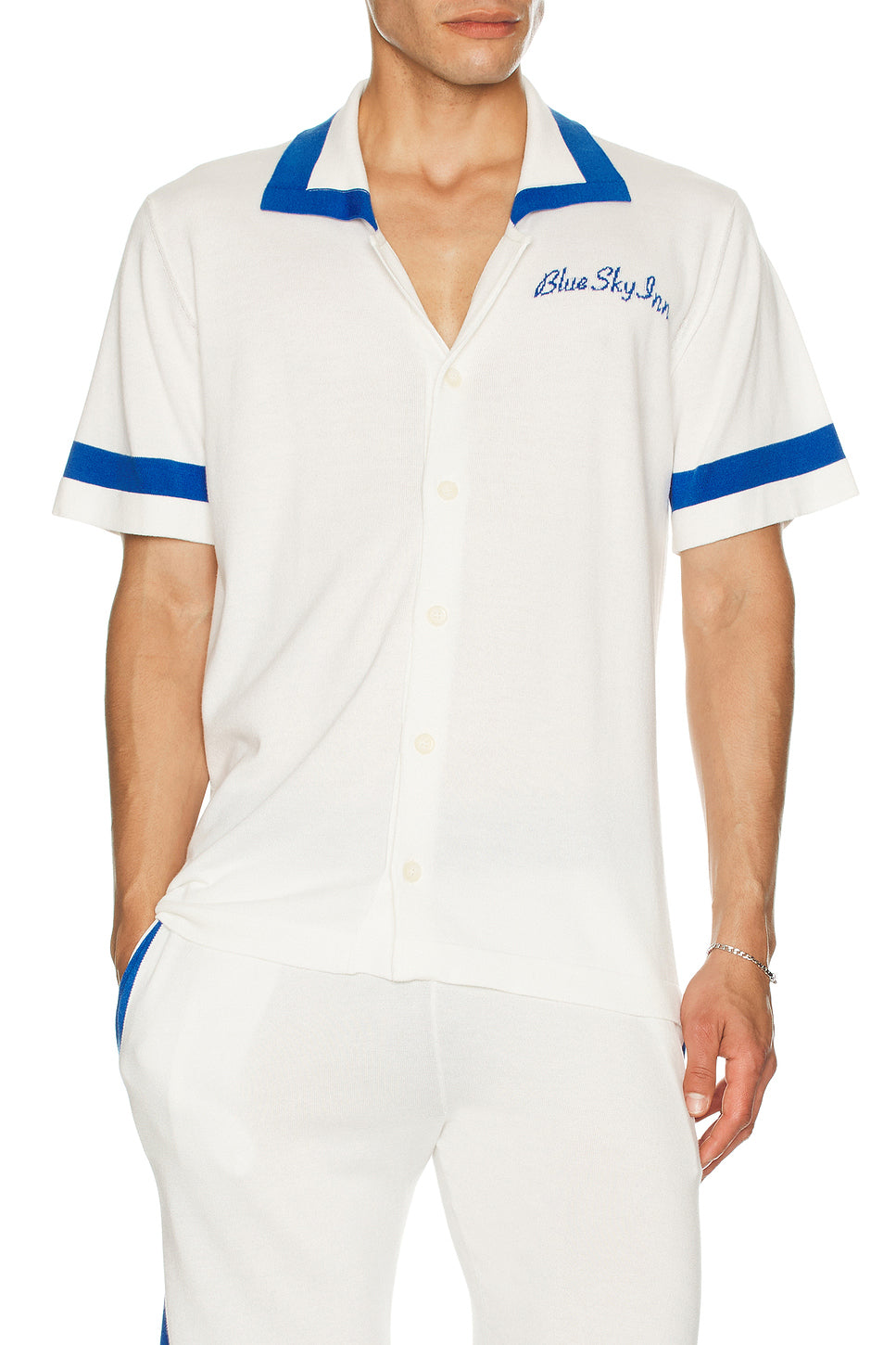 Paneled Knit Shirt