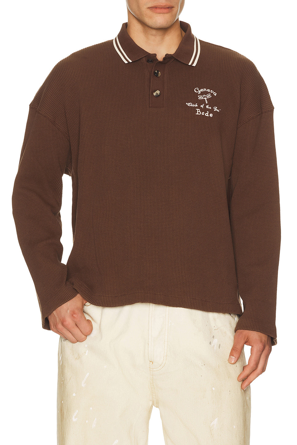 Geneva Waffle Polo