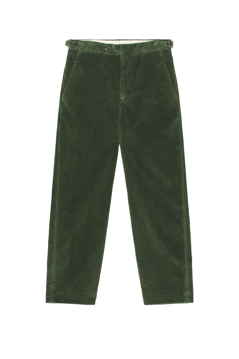 Corduroy Side Buckle Trousers