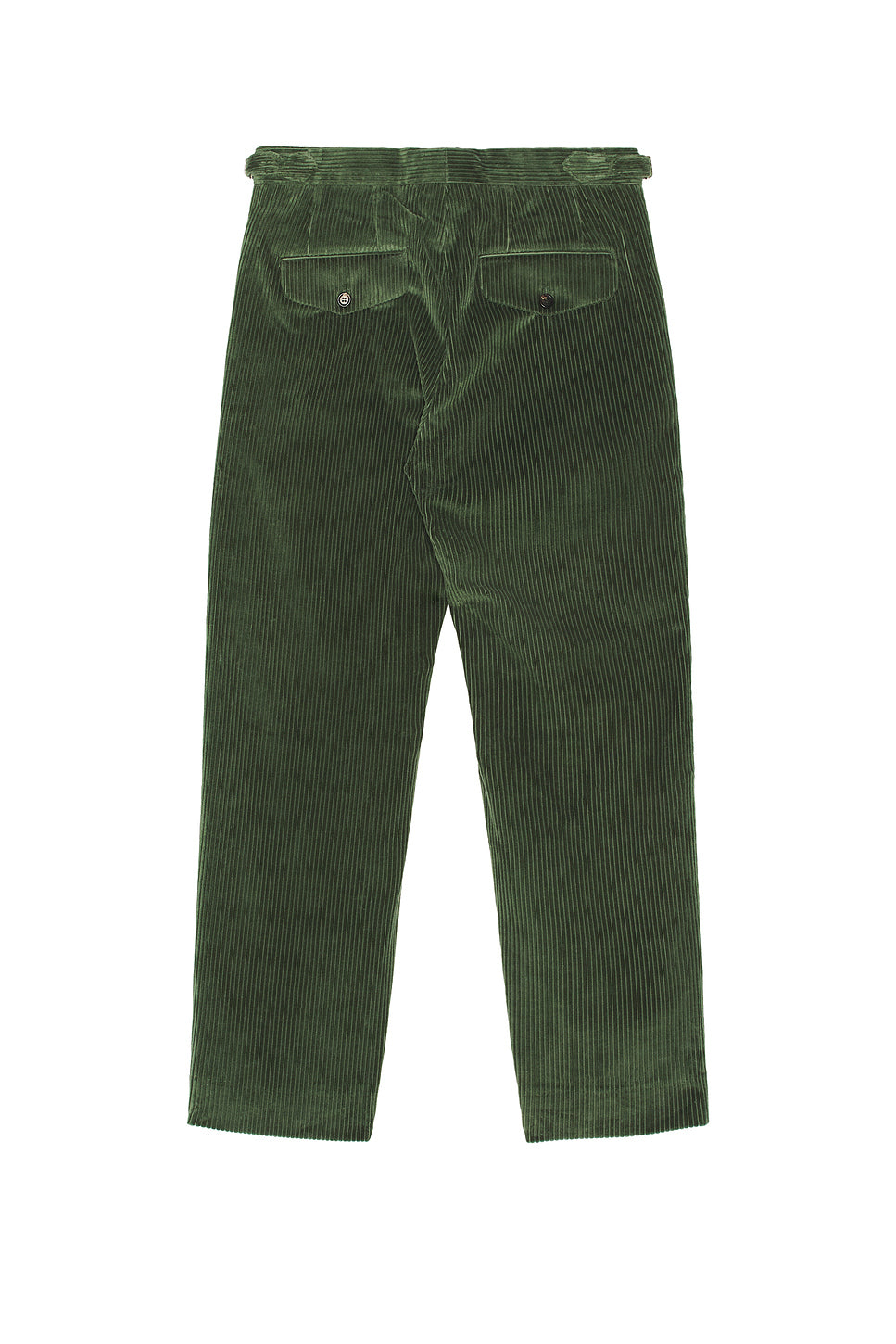 Corduroy Side Buckle Trousers