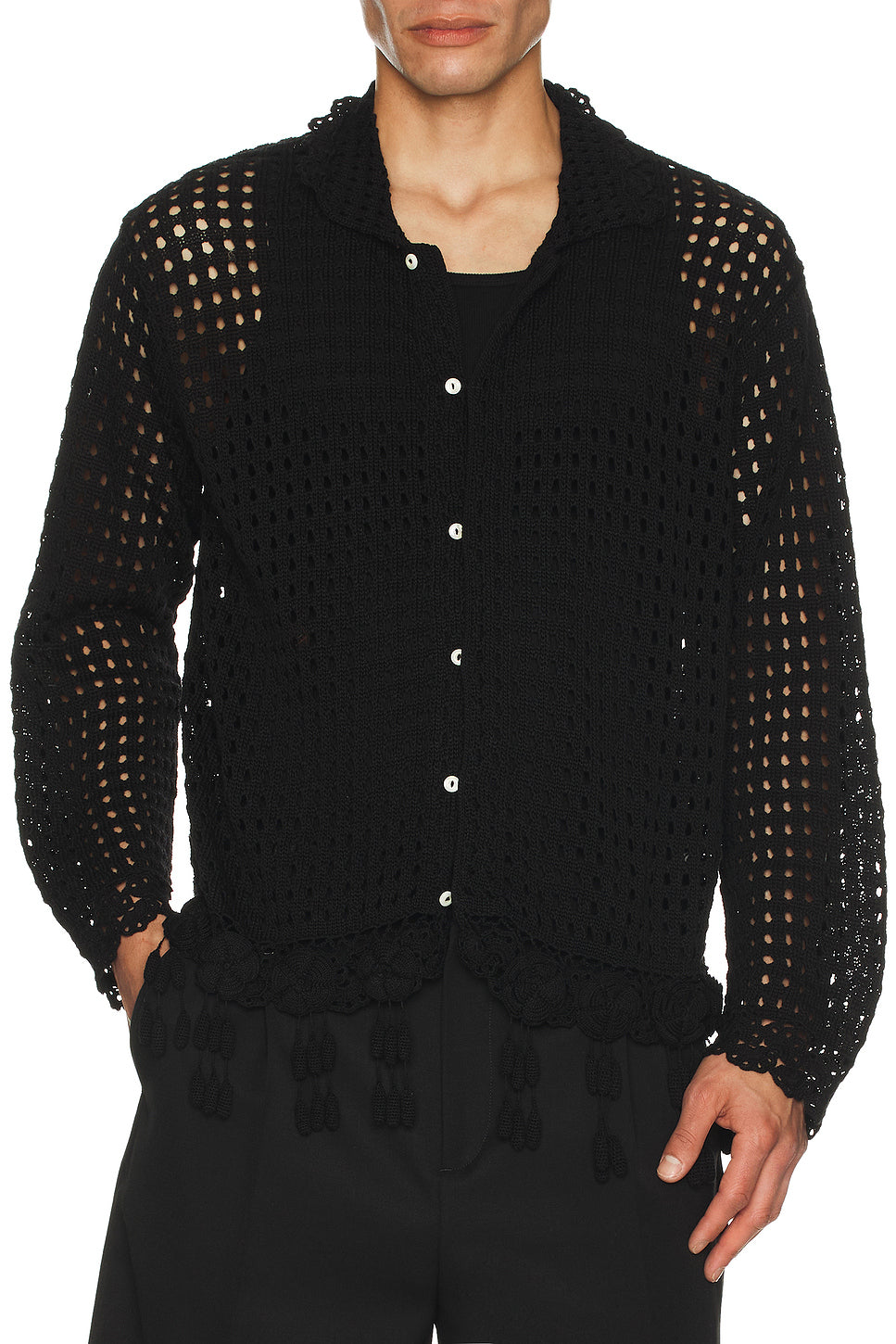 Blossom Crochet Shirt