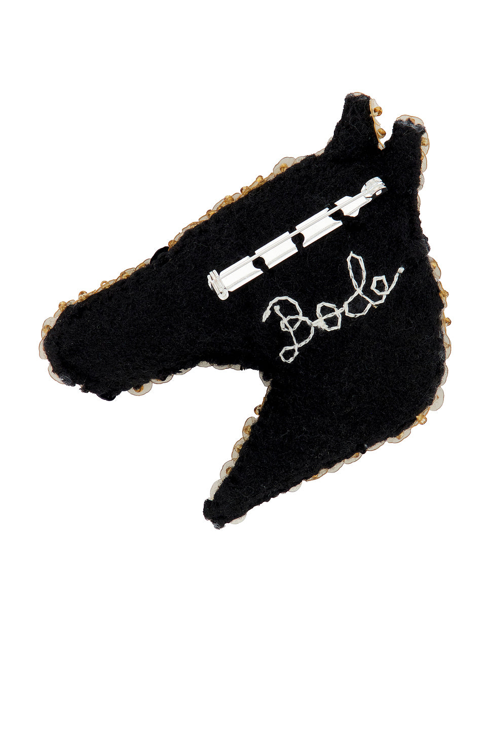 Sequin Pony Brooch