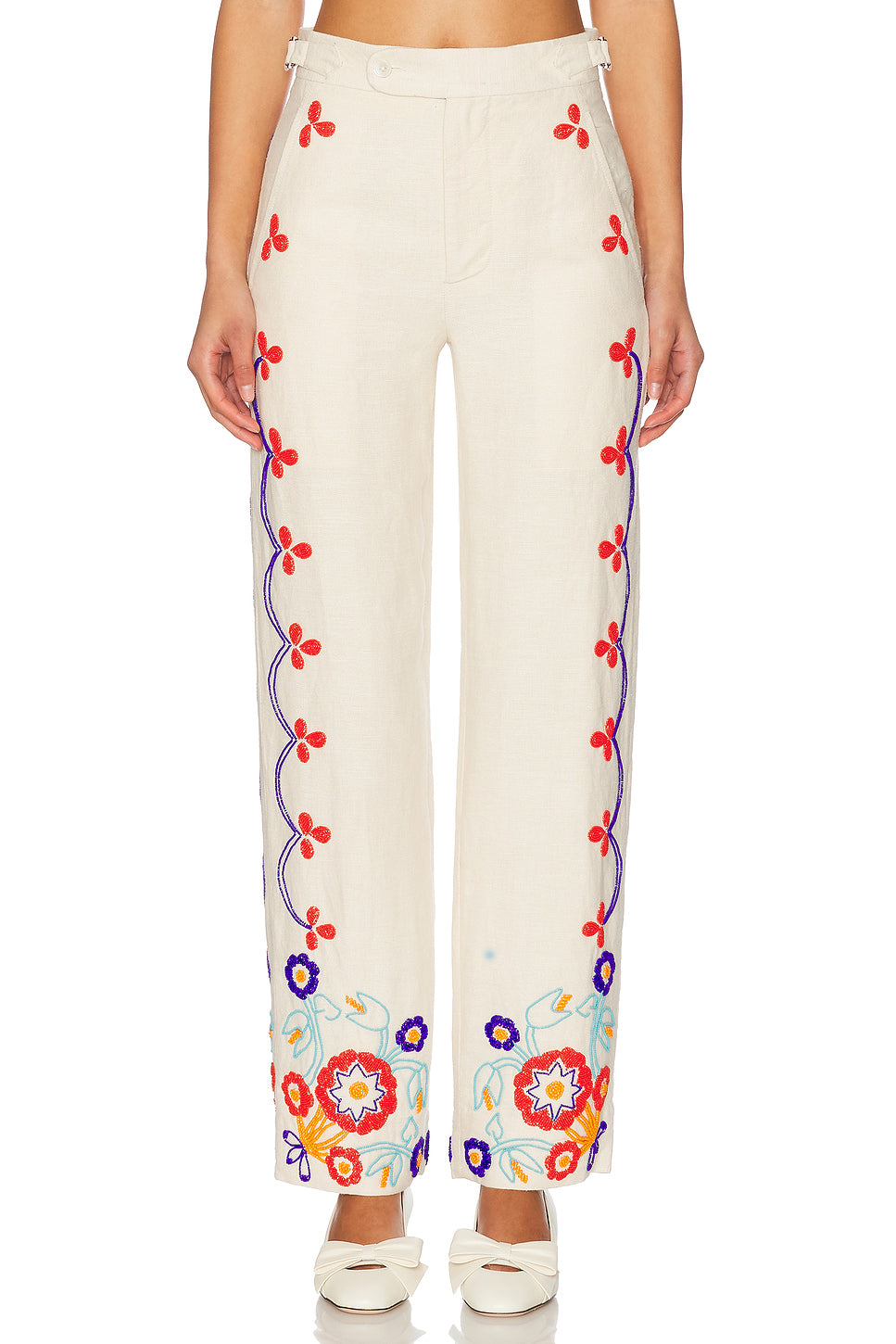 Beaded Garden Party Trouser