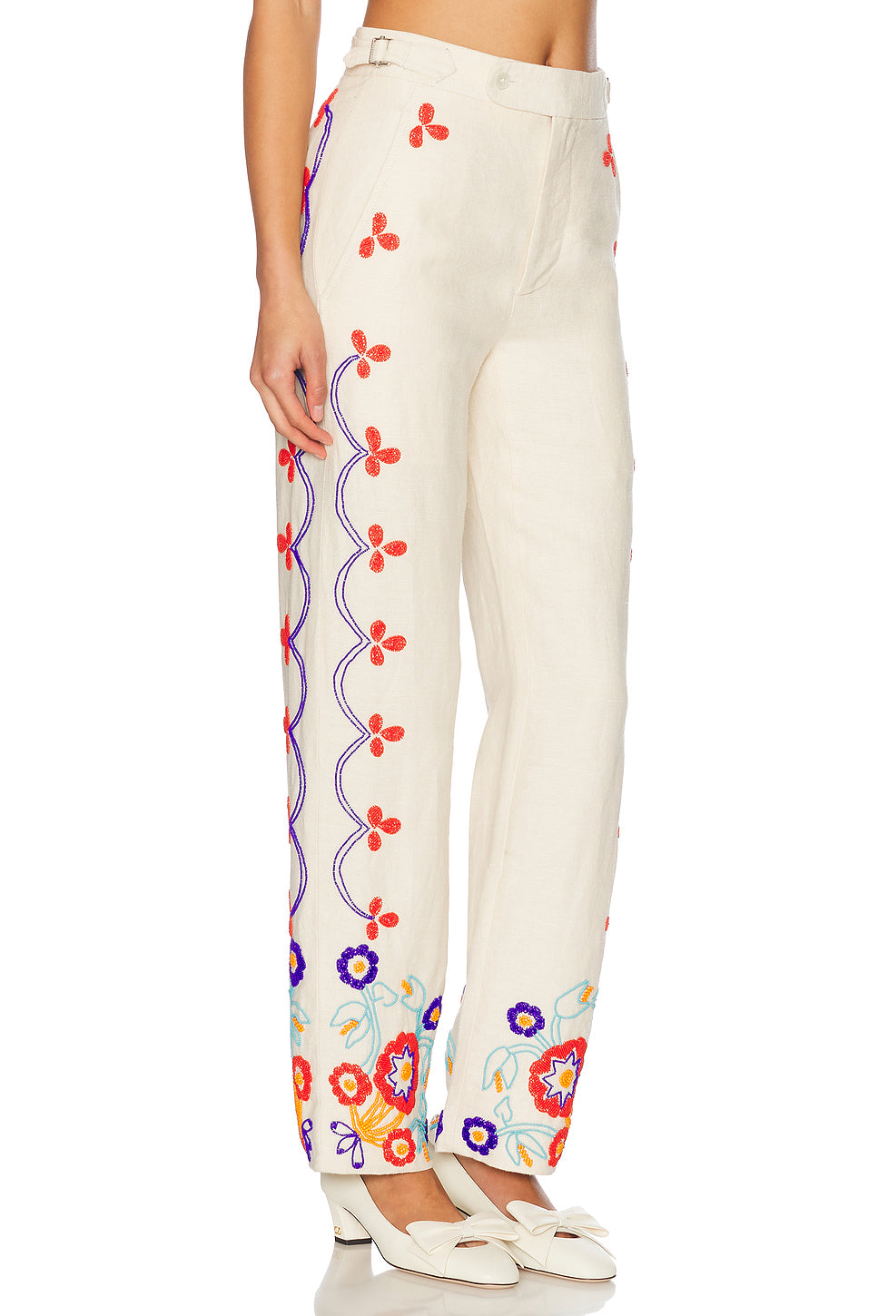 Beaded Garden Party Trouser