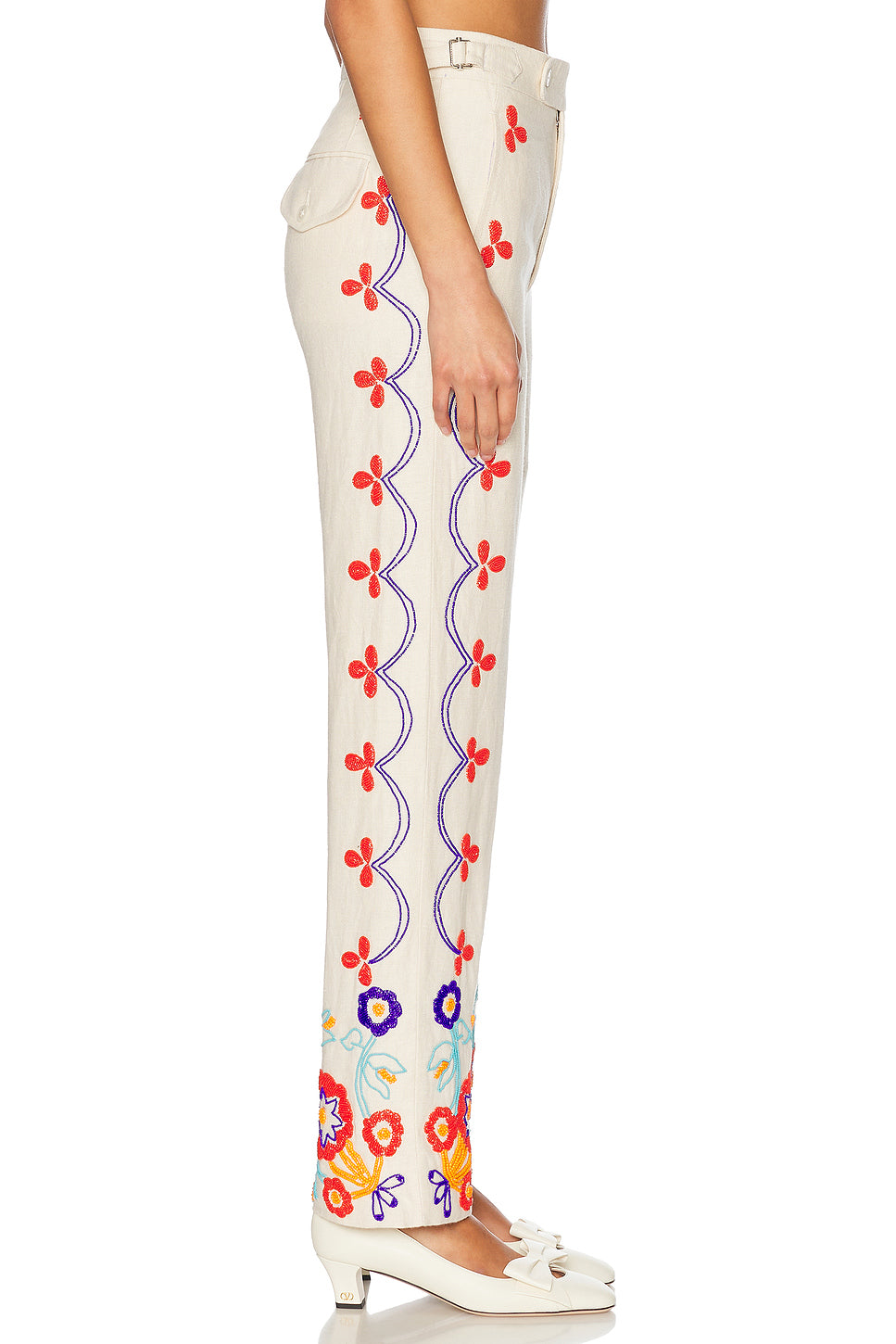 Beaded Garden Party Trouser