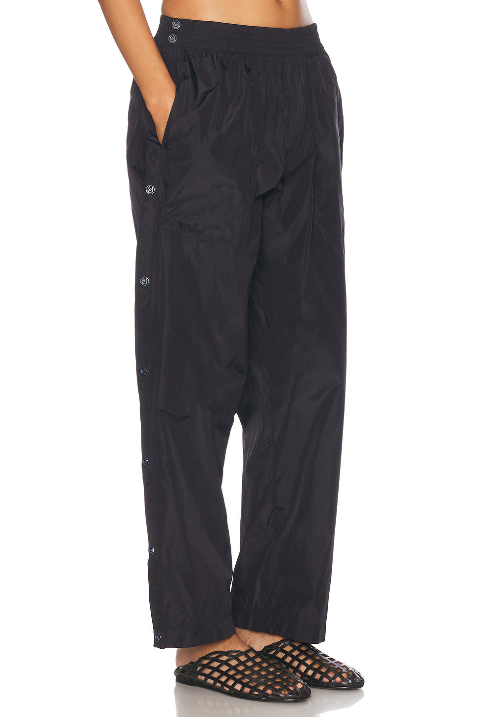 Nylon Tear Away Track Pant
