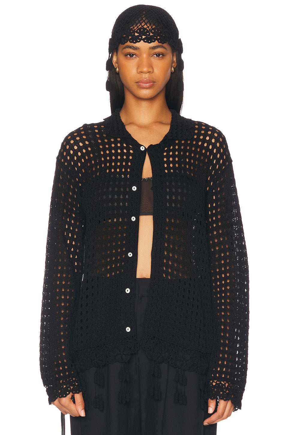 Blossom Crochet Shirt