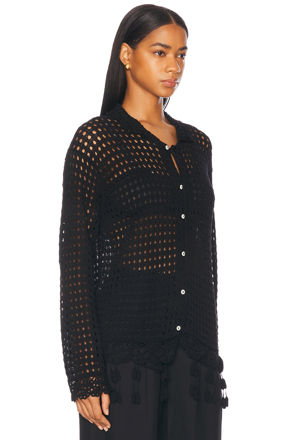 Blossom Crochet Shirt