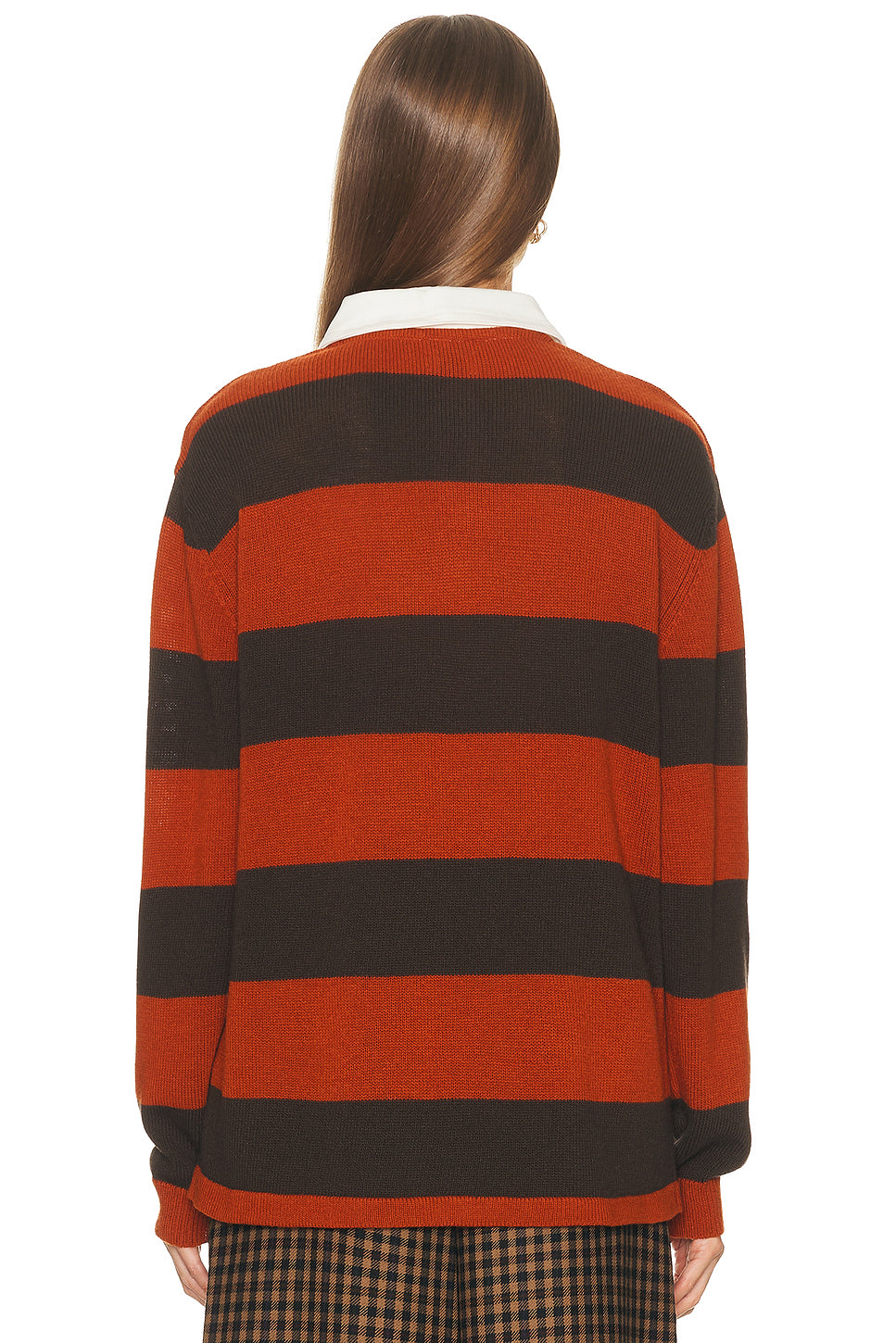 Pine Stripe Polo Top