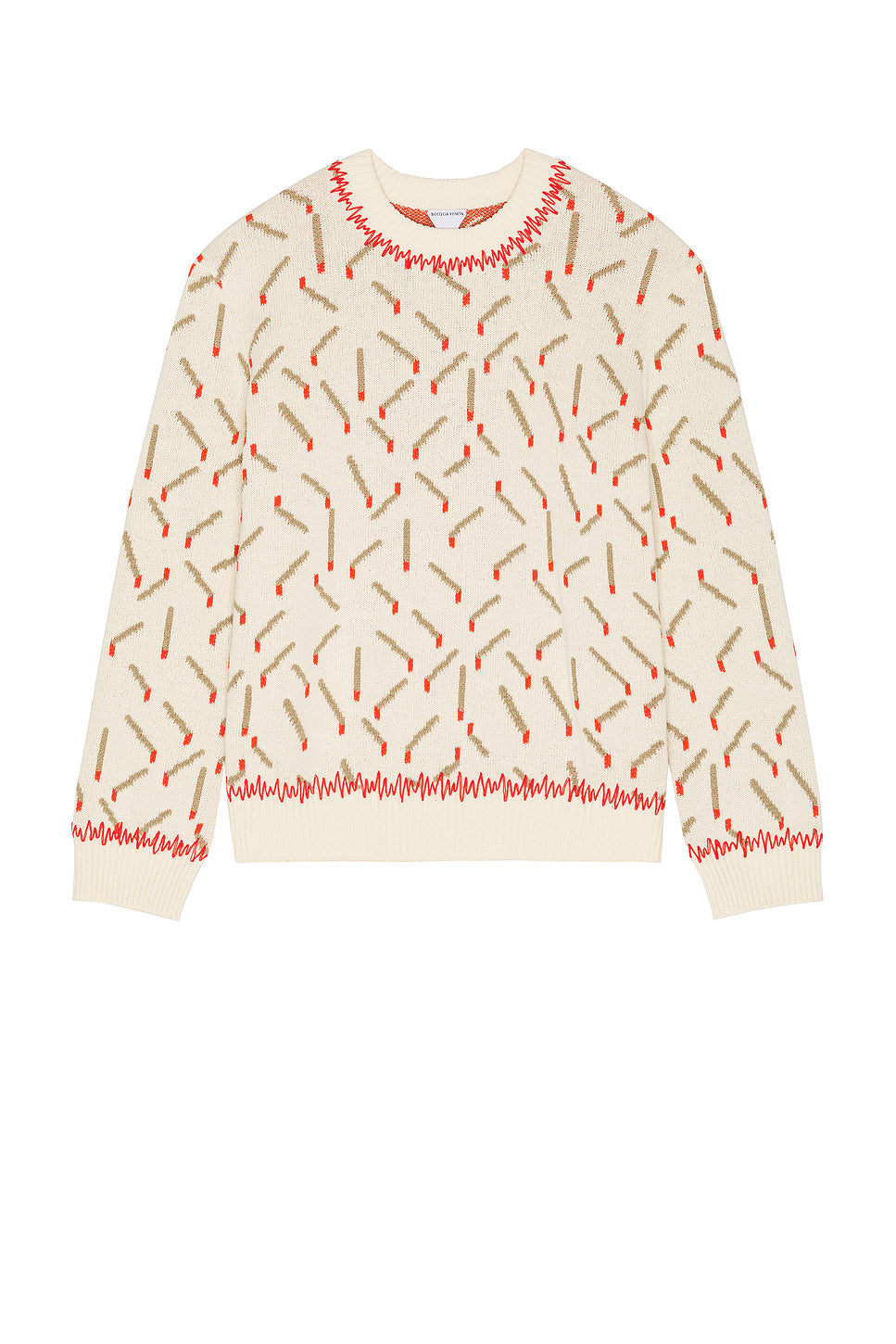 Cotton Jacquard Matches Sweater