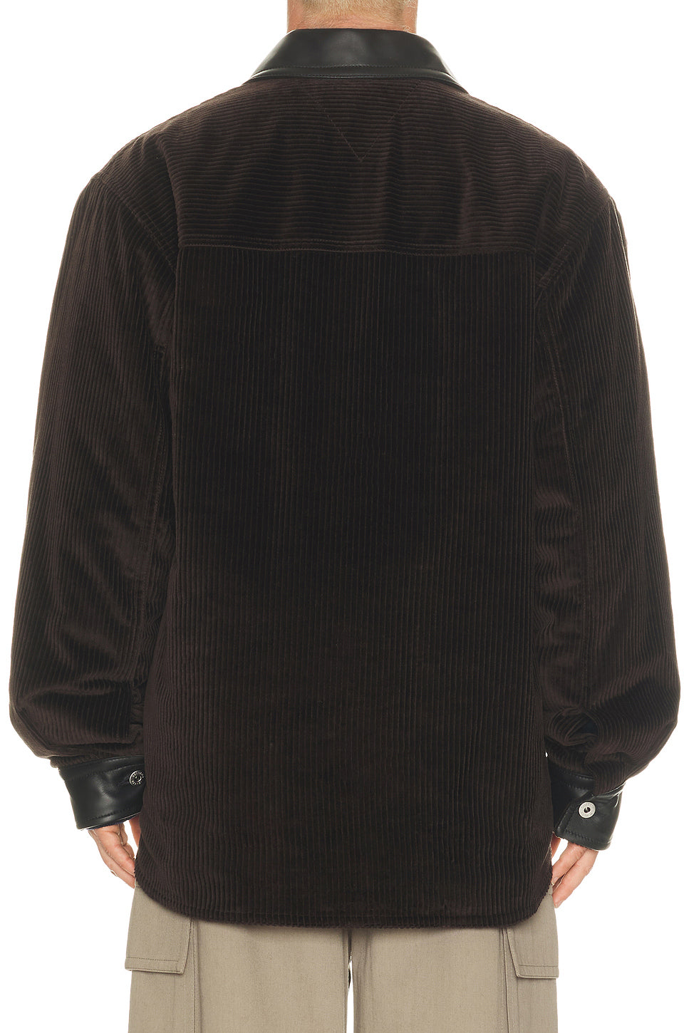 Washed Cotton Corduroy Padded Overshirt