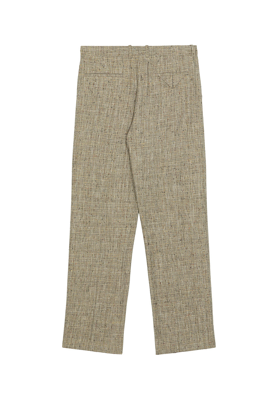 Multi Colour Fleck Viscose Straight Trousers