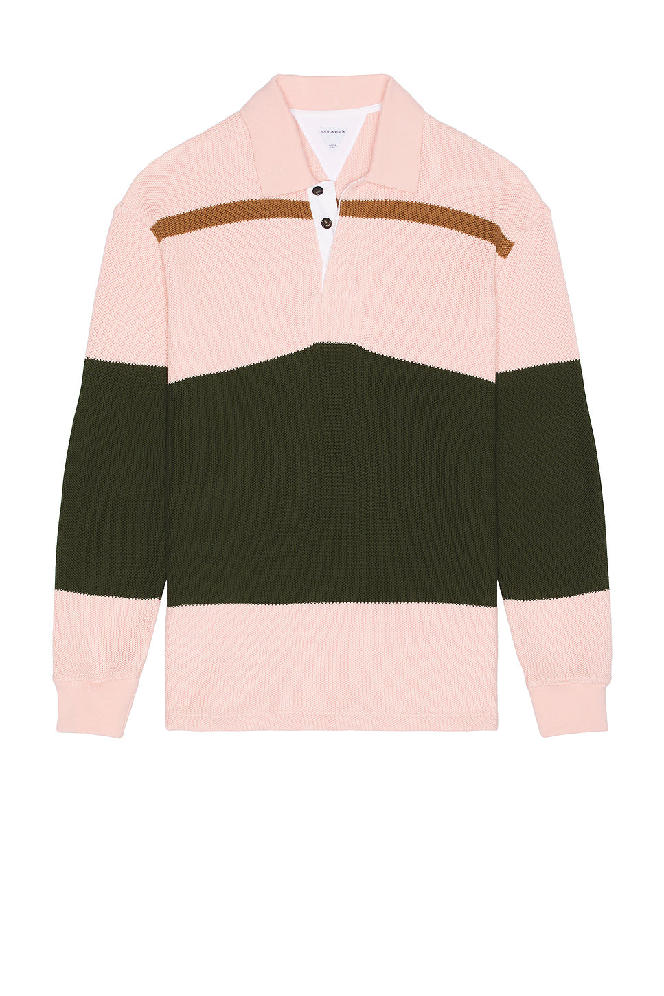 Jumbo Cotton Pique Stripe Polo