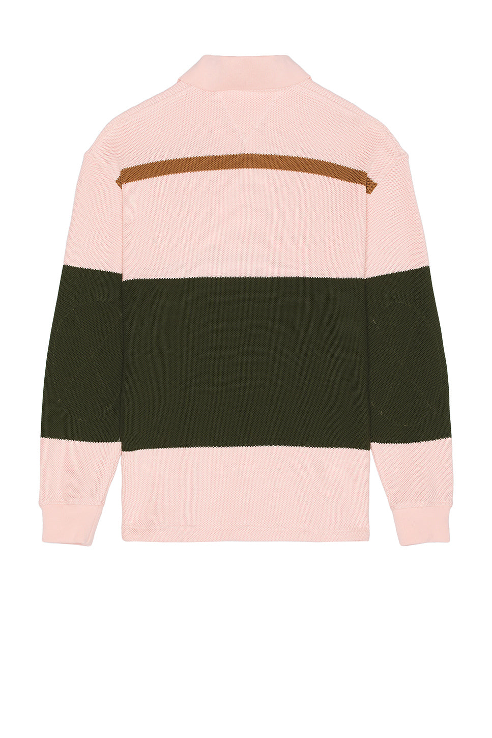 Jumbo Cotton Pique Stripe Polo