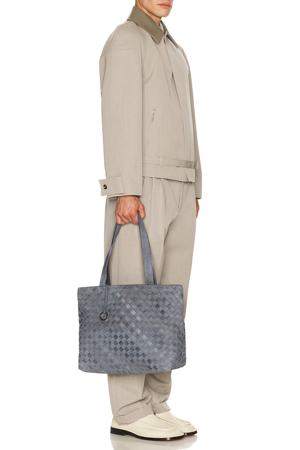 Borsa Intrecciato 15 Melange Denim Sue Ave