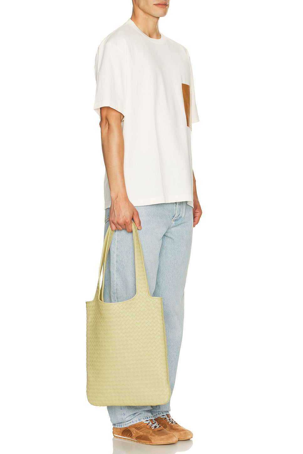 Veneto Small Tote Intrecciato 9X12 Nappa Fluffy
