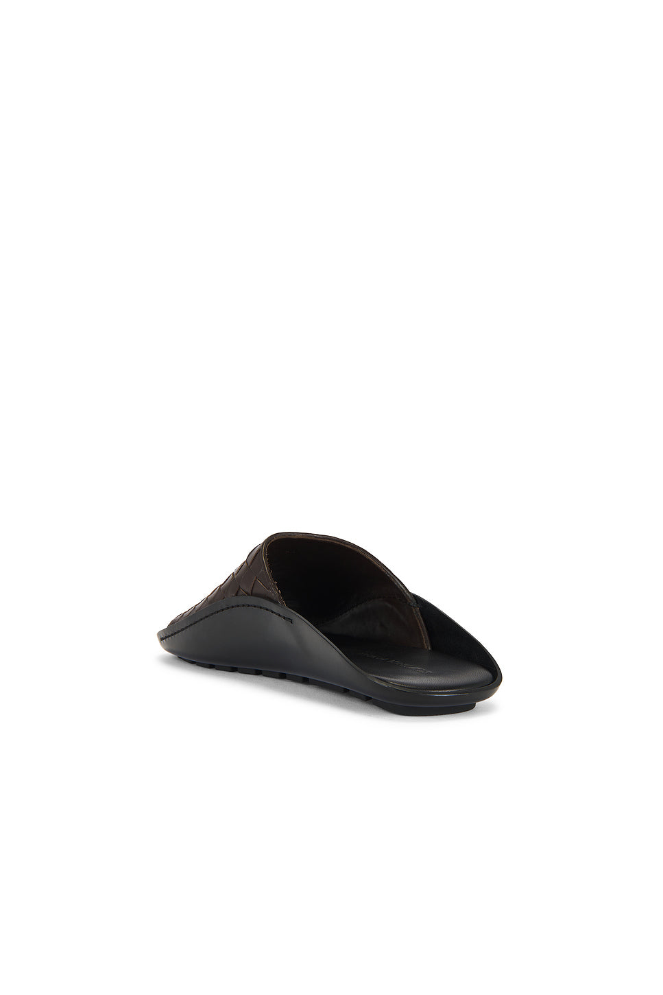 Nappa Opaque Weave Mule Sandal