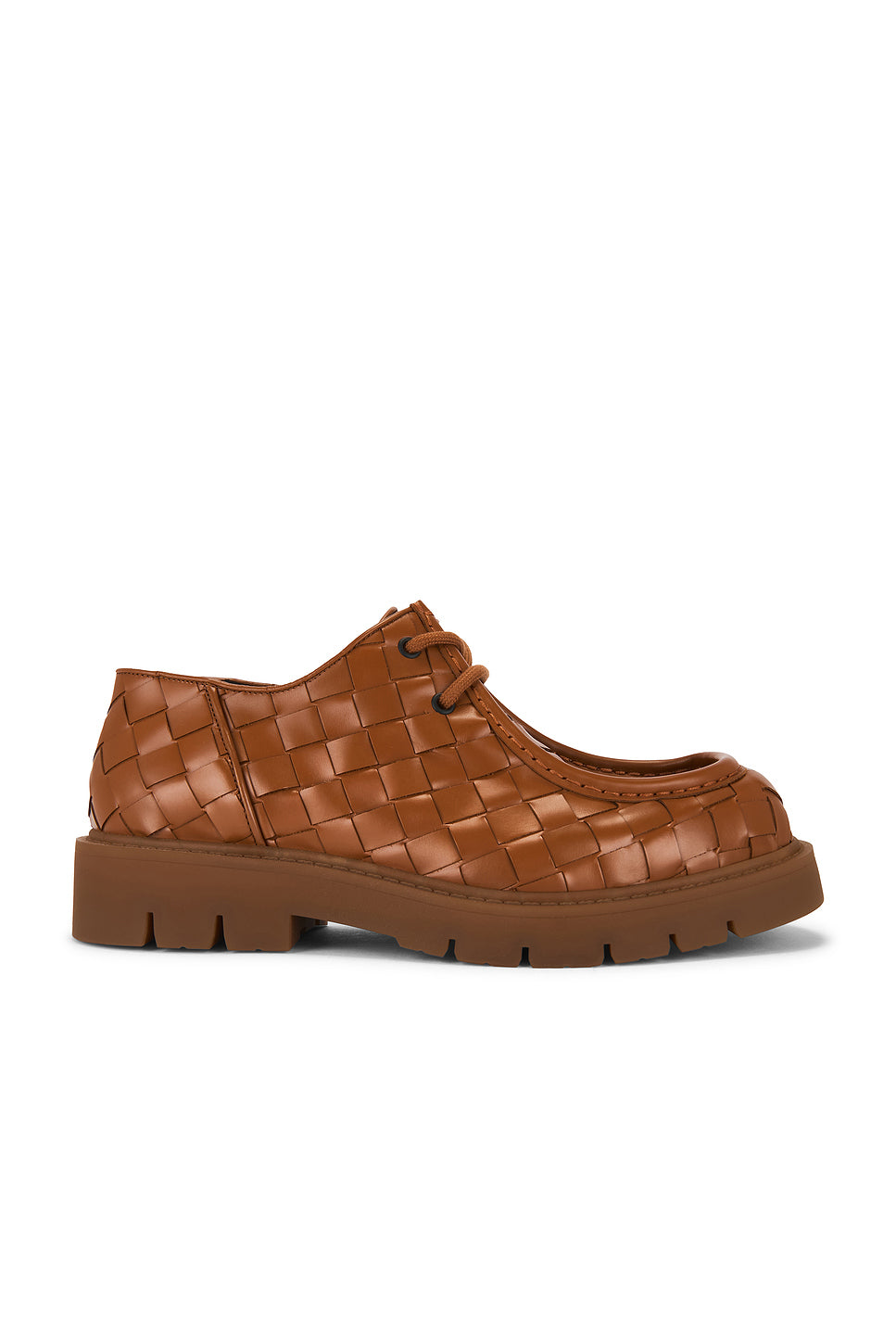 Deep Calf Weave Haddock Lace Up