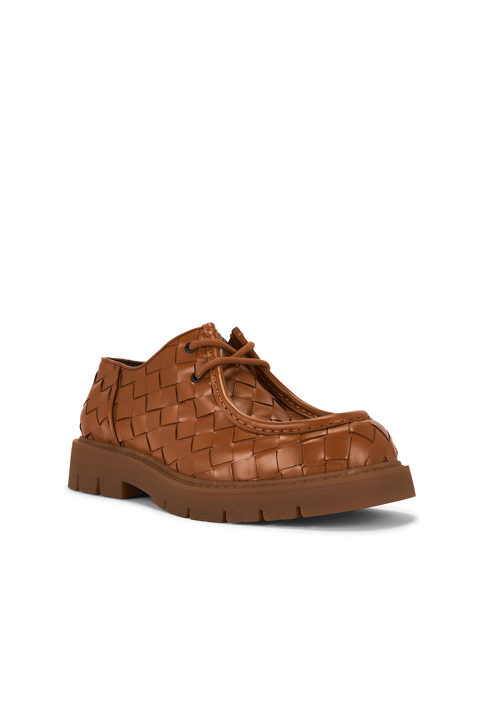 Deep Calf Weave Haddock Lace Up