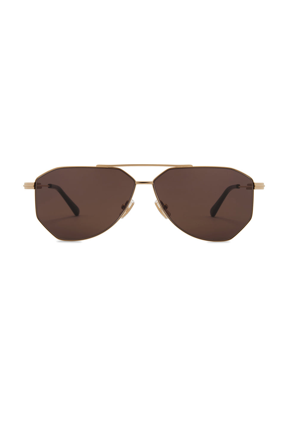 Snap Ribbon Metal Pilot Sunglasses