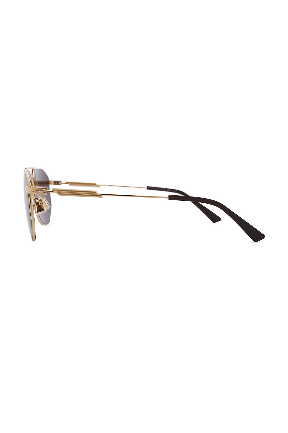 Snap Ribbon Metal Pilot Sunglasses