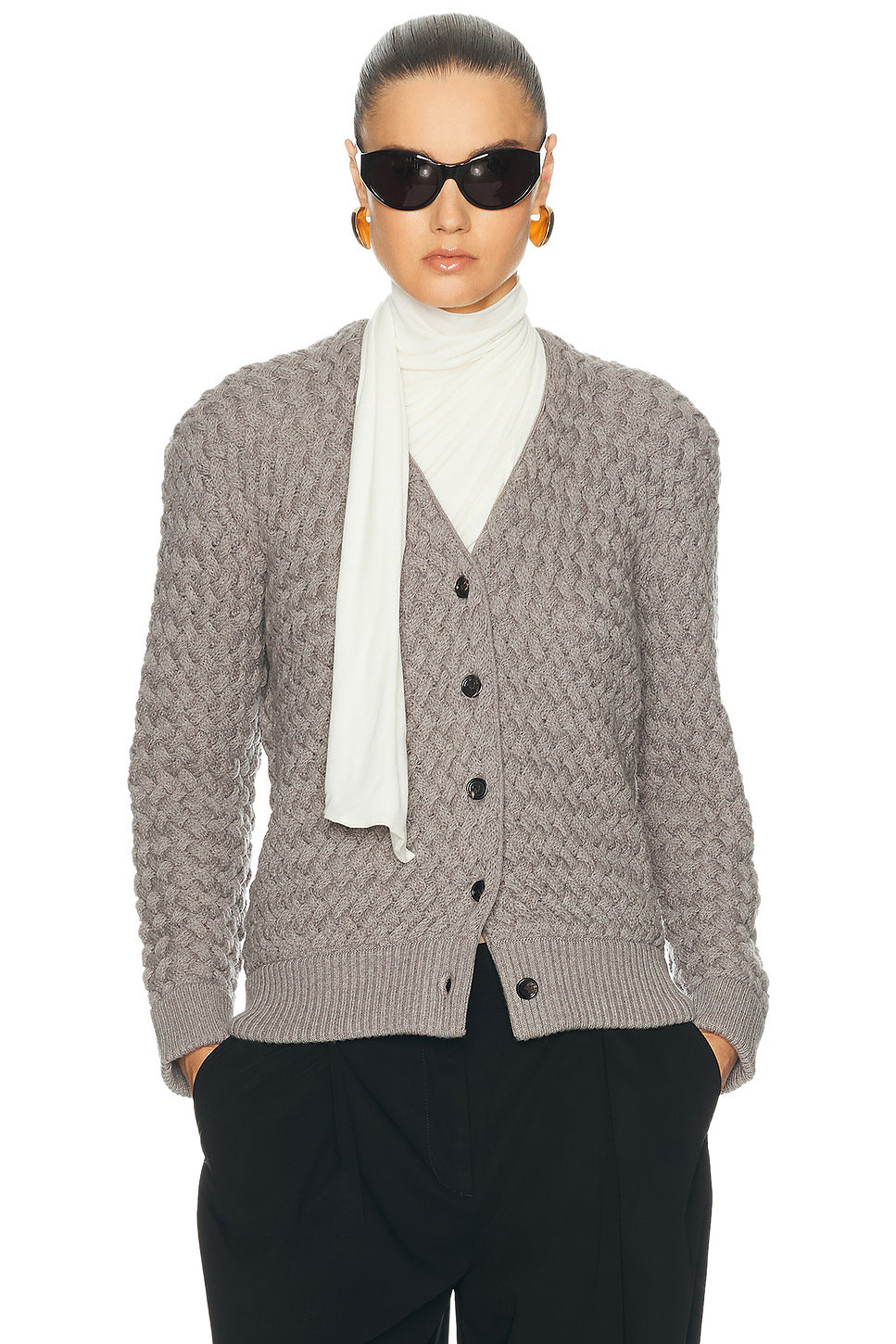 Intrecciato Cardigan