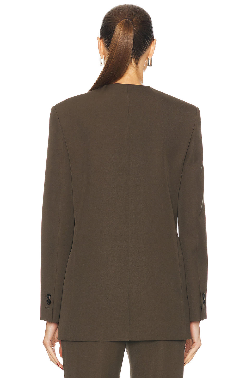 Collarless Blazer