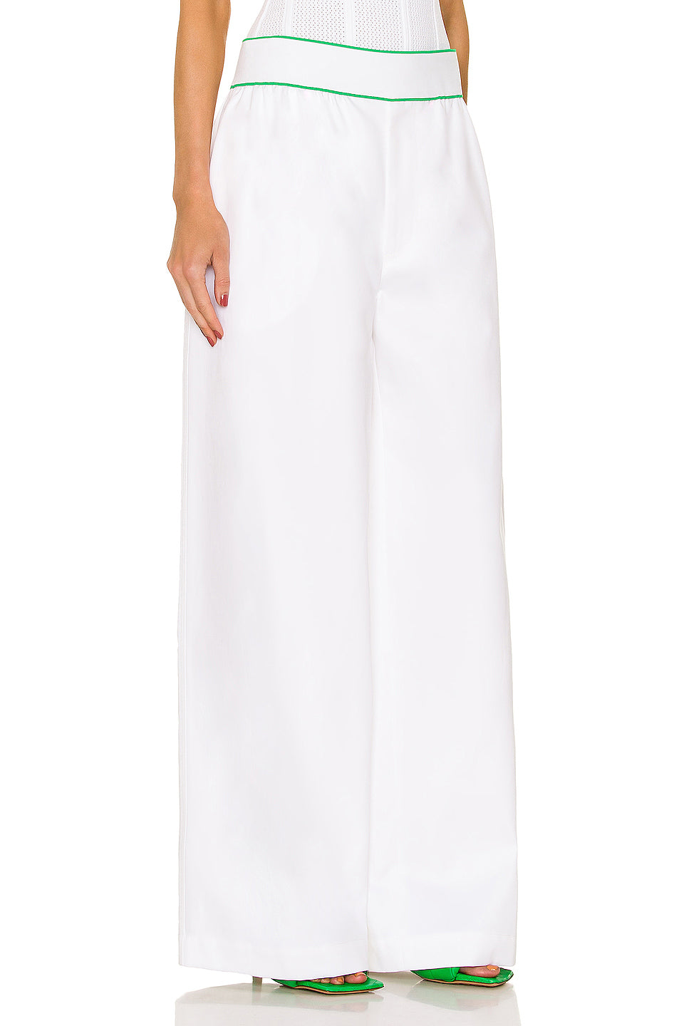 Elastic Cotton Twill Trouser
