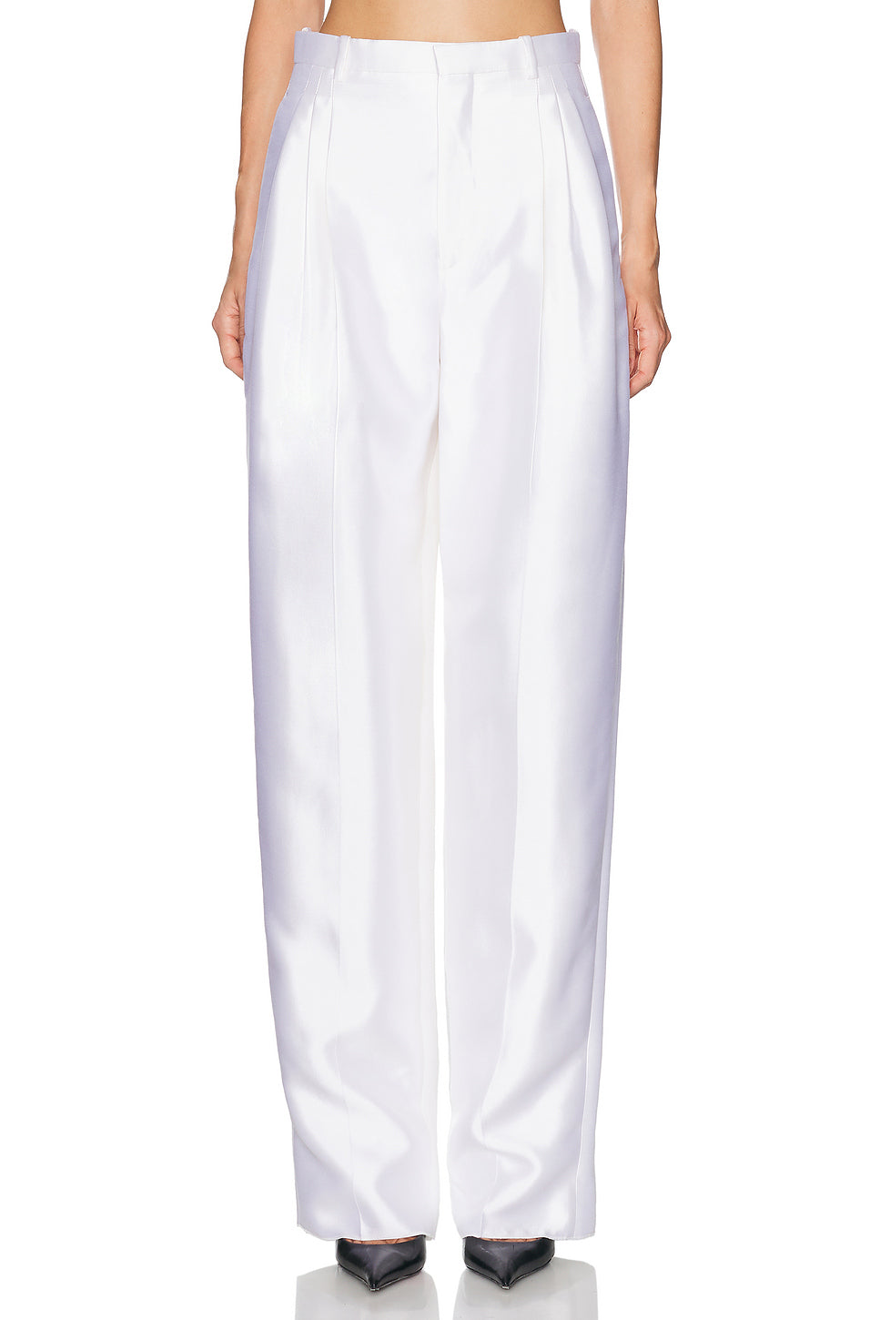 Satin Wide Leg Trouser