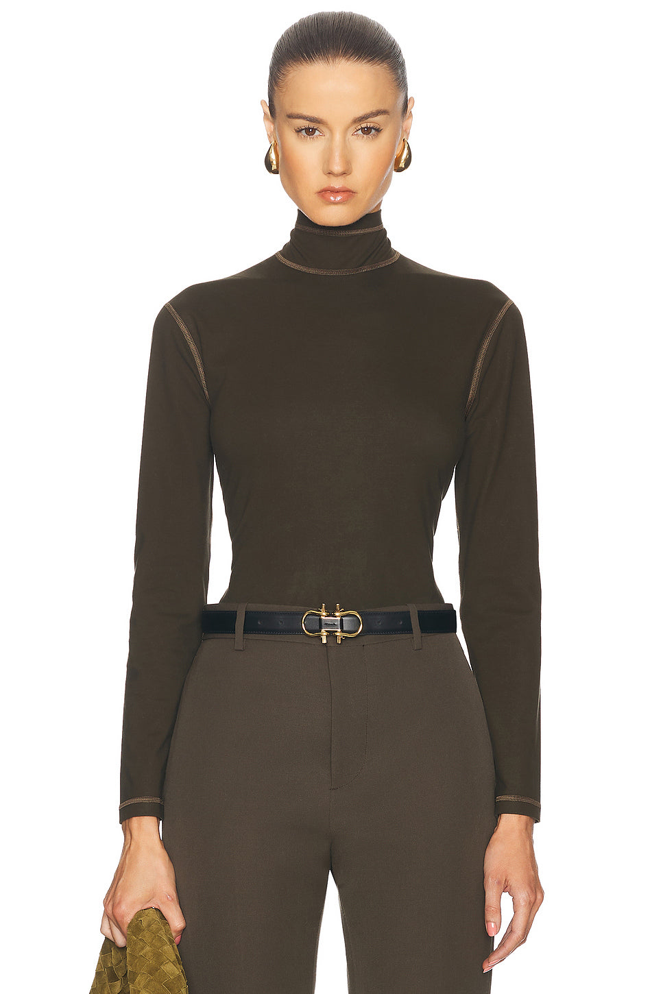 Long Sleeve Turtleneck Top