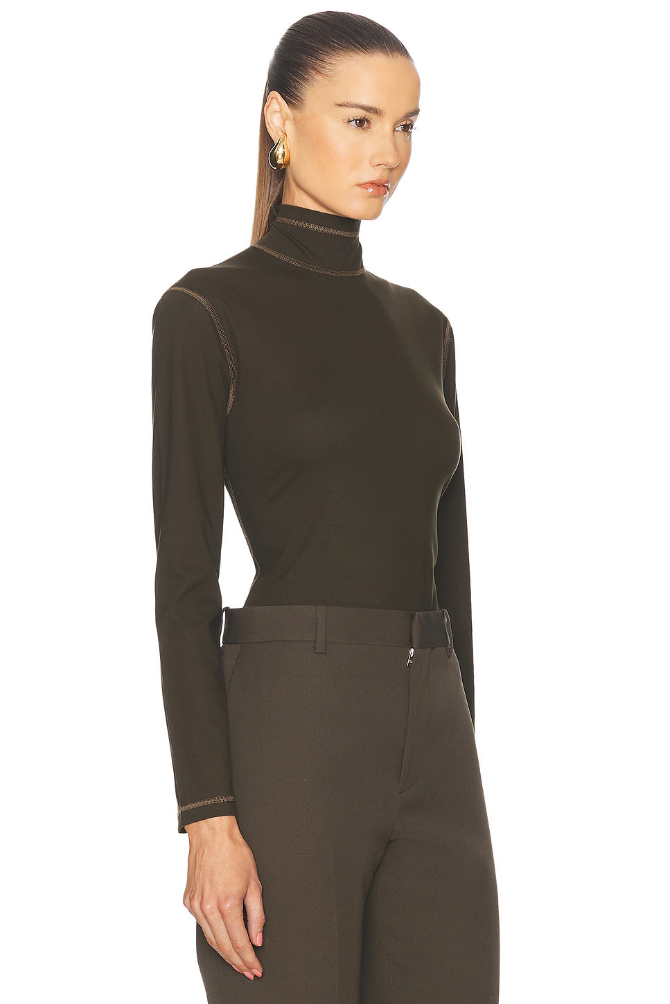 Long Sleeve Turtleneck Top