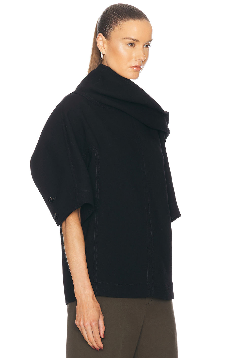 Draped Neck Top