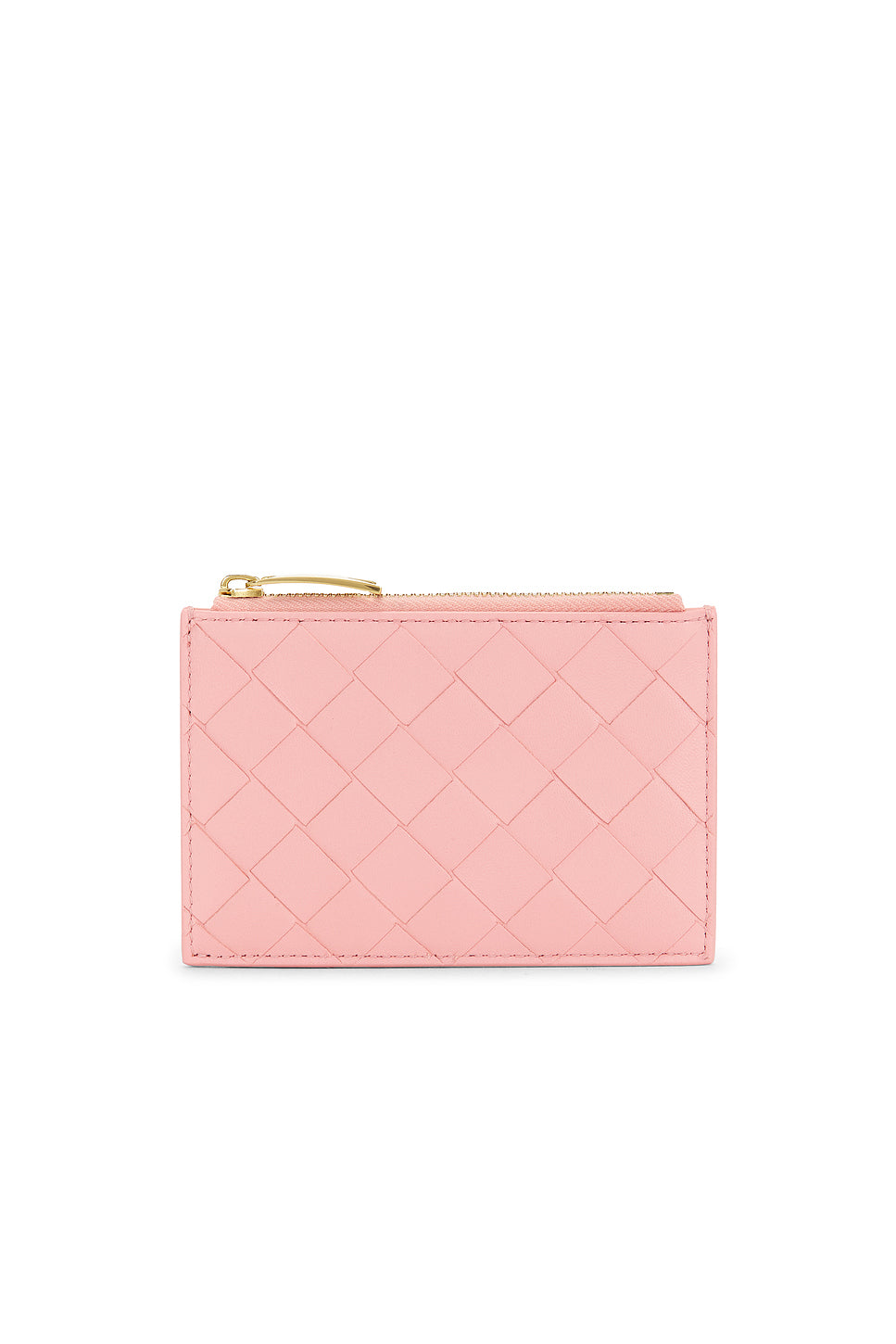 Intrecciato Zipped Card Case