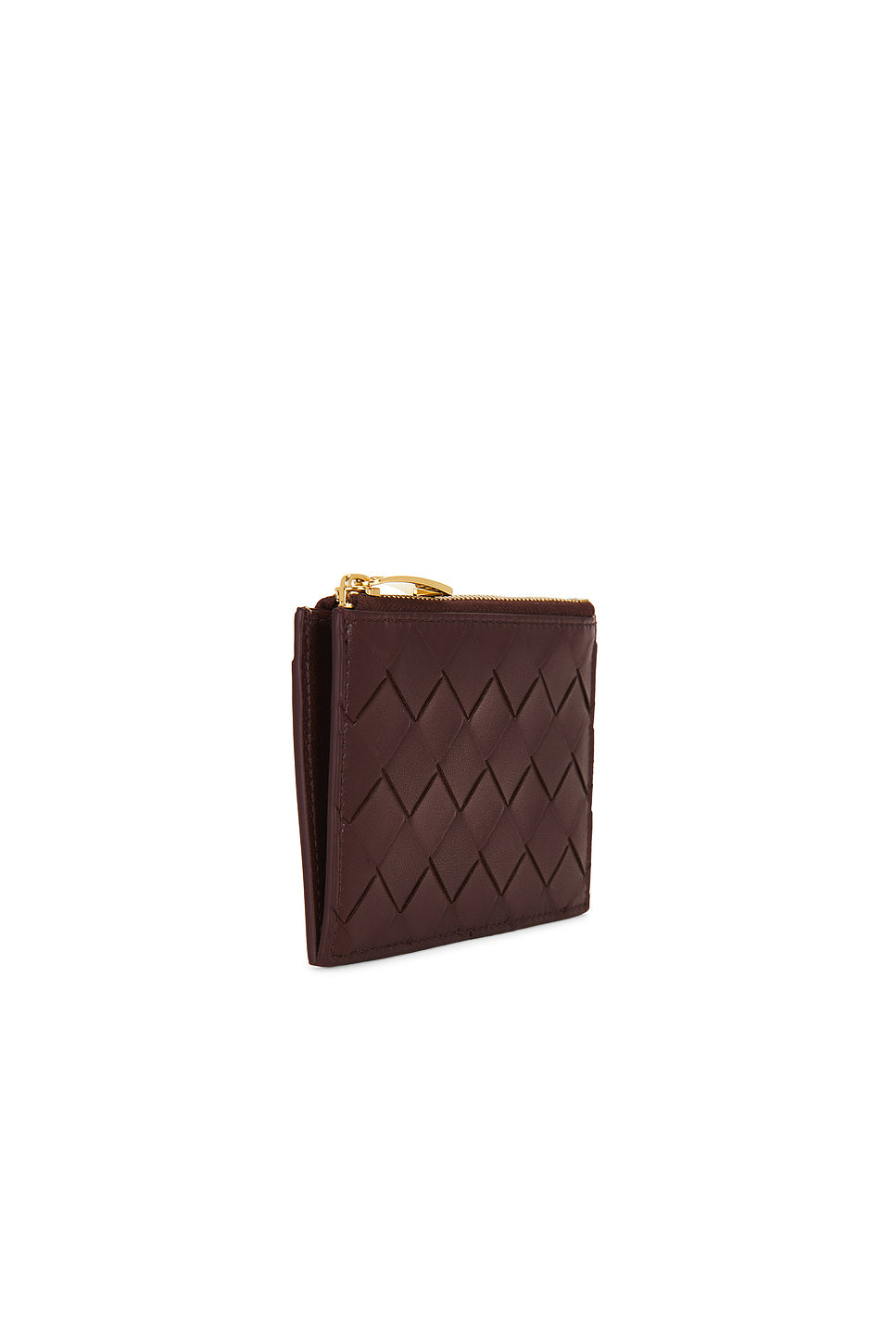 Intrecciato Zipped Card Case
