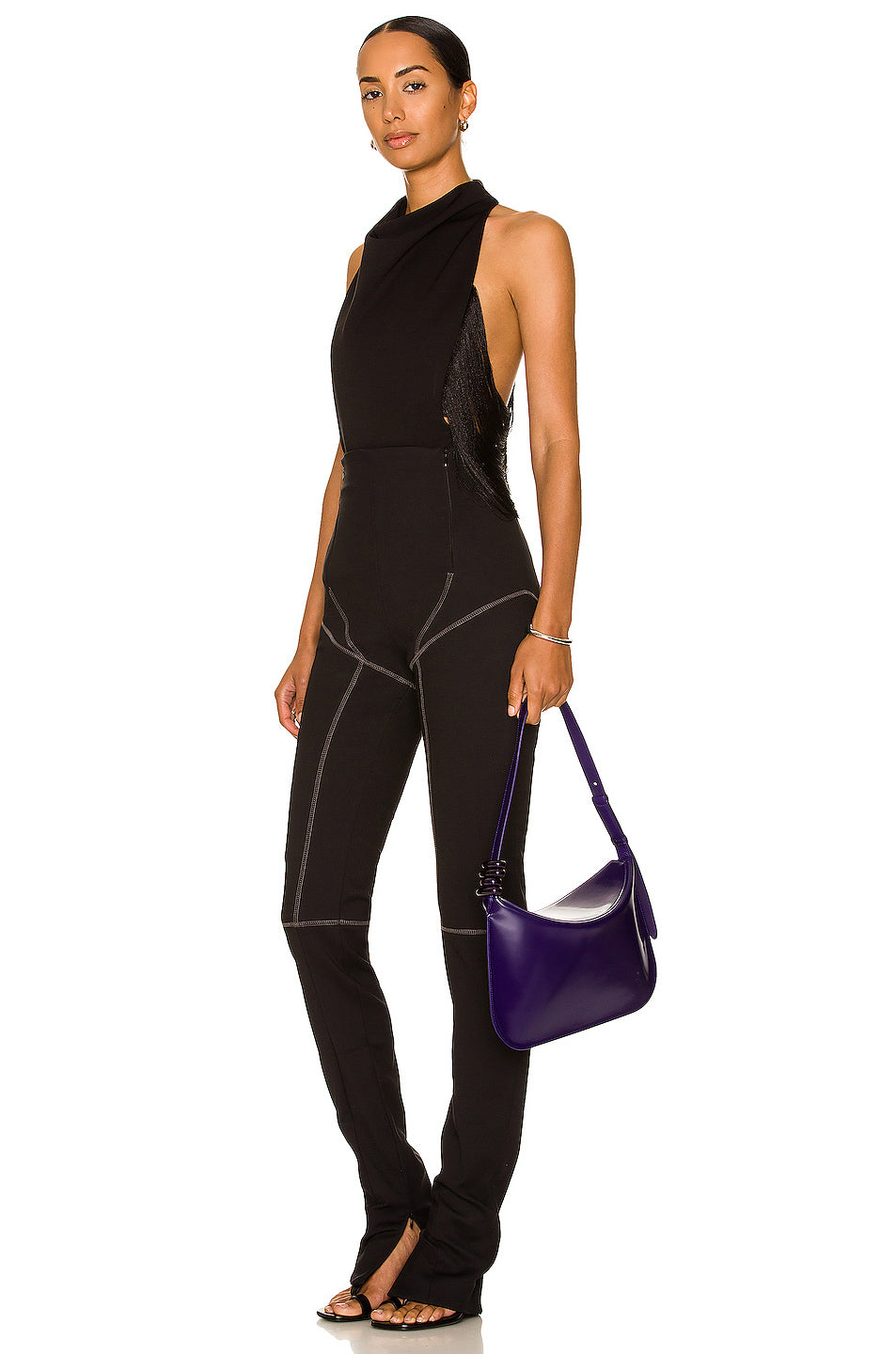 Small Metal Loops Shoulder Bag