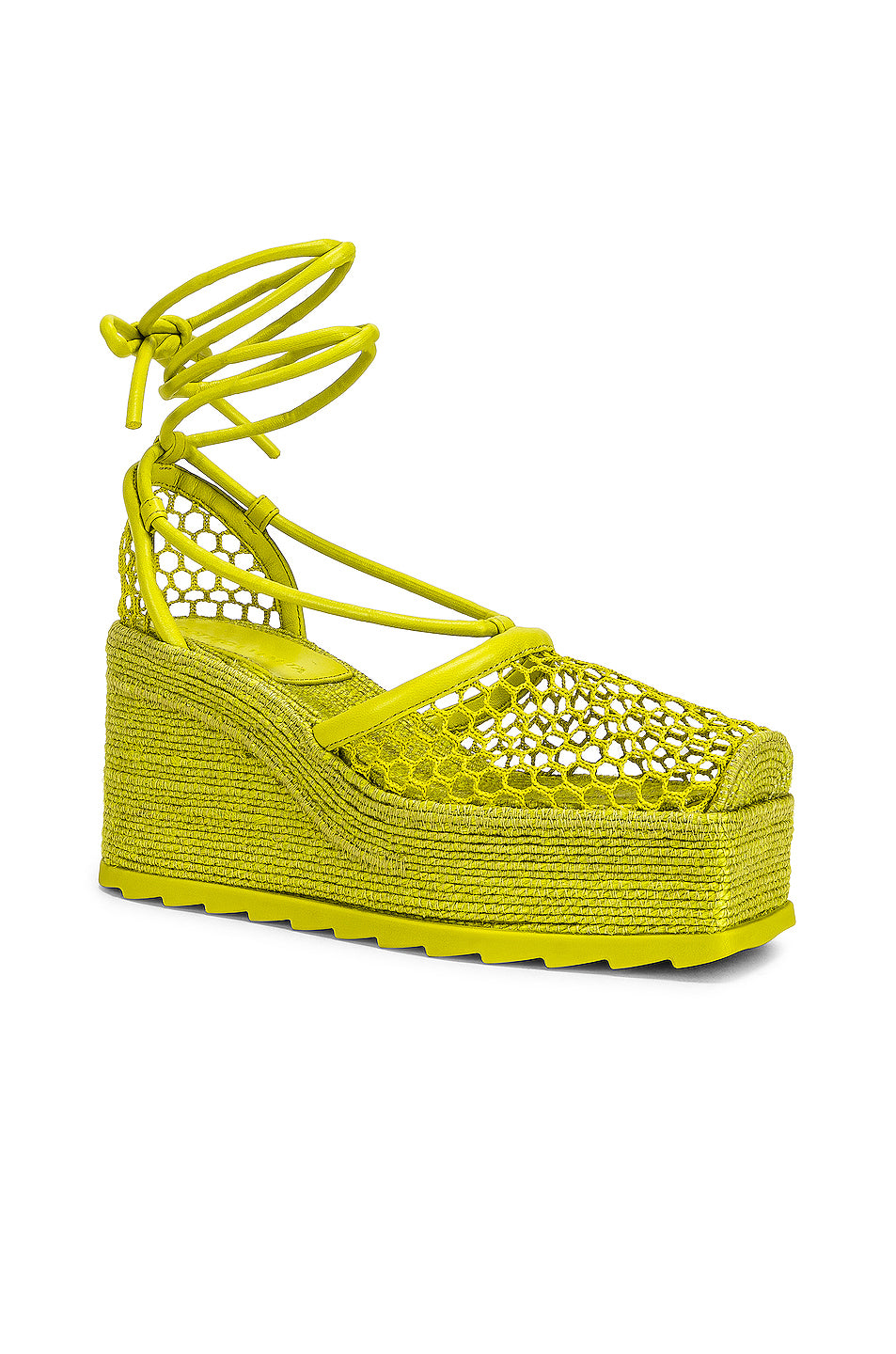 Stretch Lace Up Espadrilles