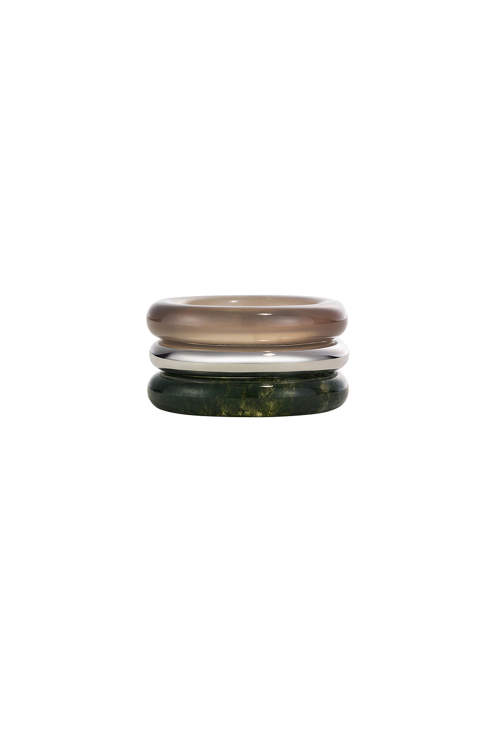 Stone Trilogy Stack Ring