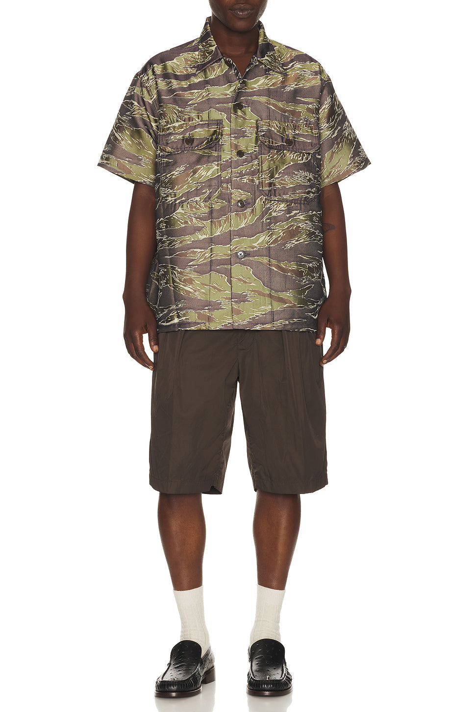 2 Pleats Relax Shorts Nyco Twill