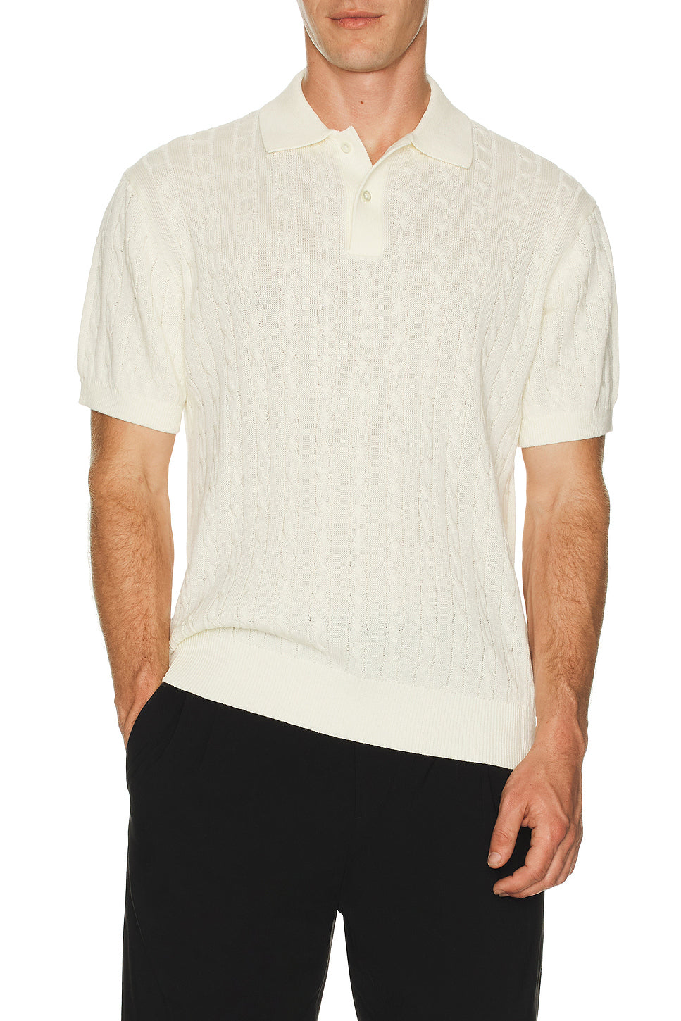 Knit Polo Cable
