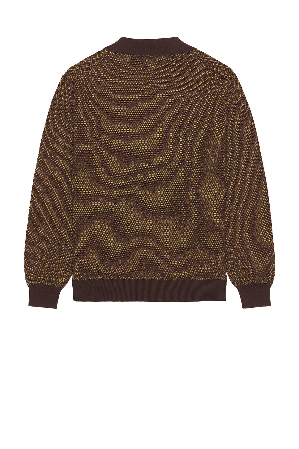 Knit Polo Diamond Pattern