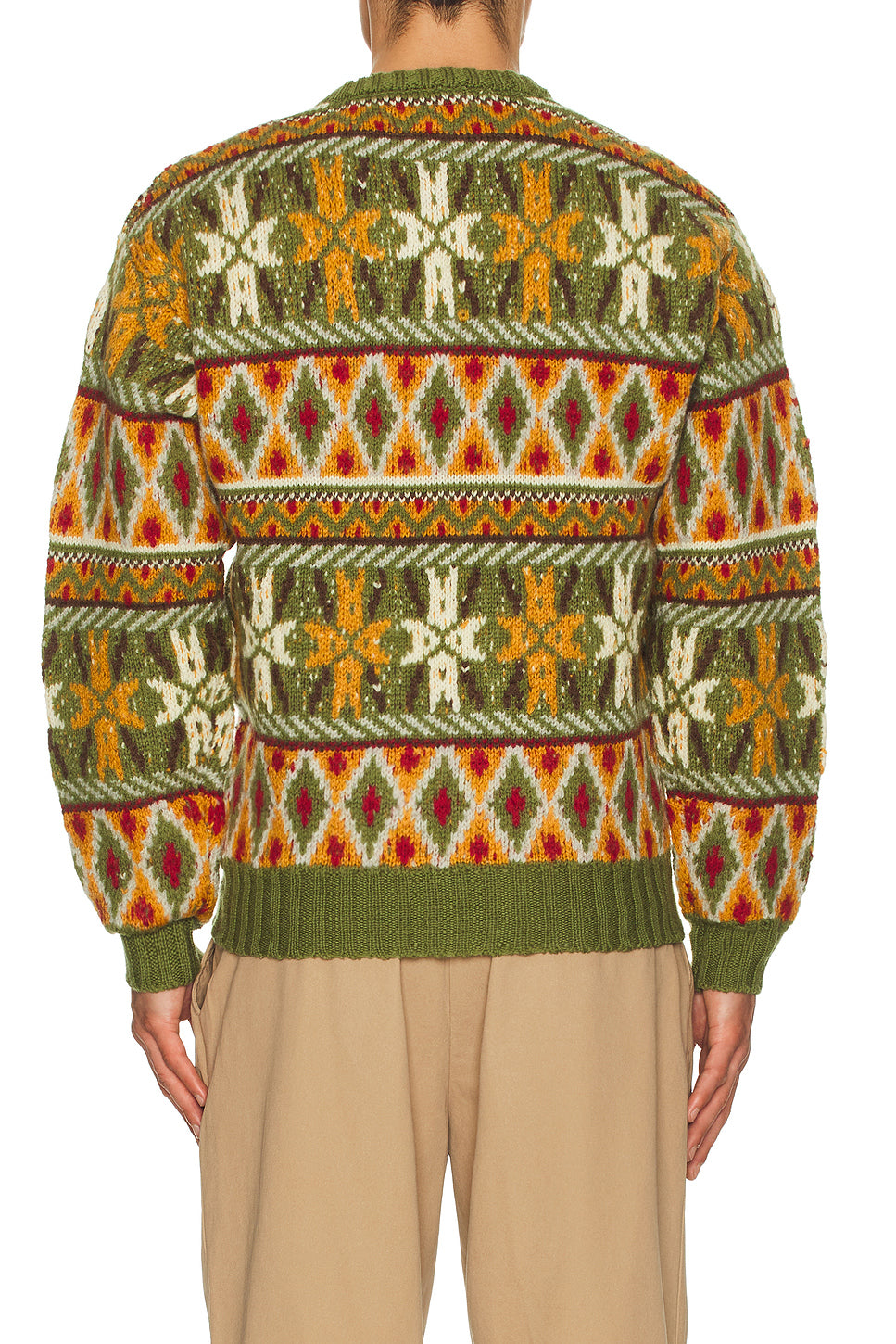 Crew Fair Isle Pattern 3G Sweater