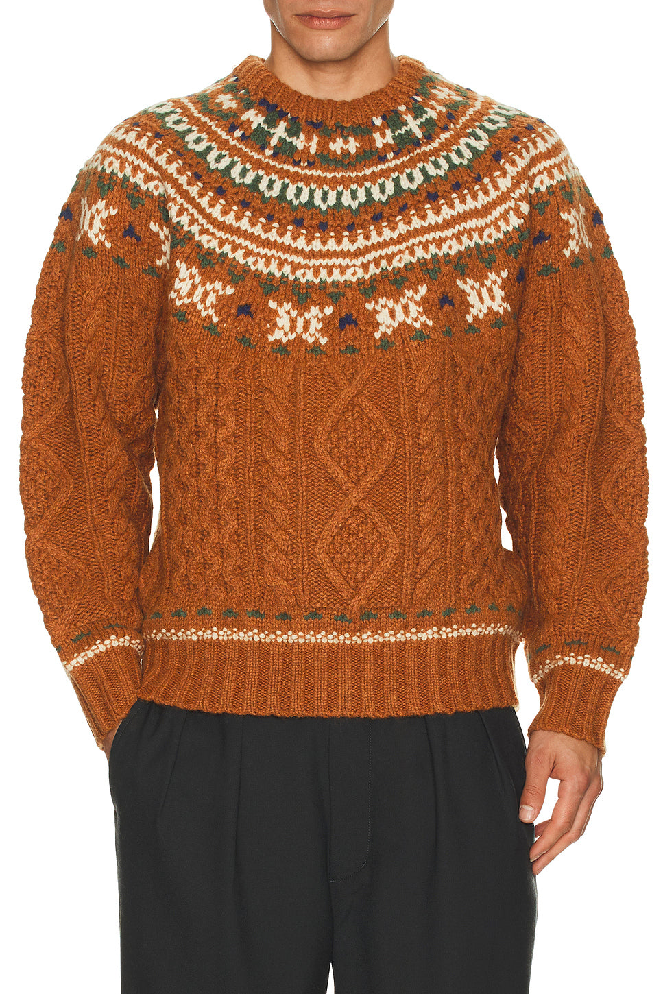 Crew Nordic Cable Sweater
