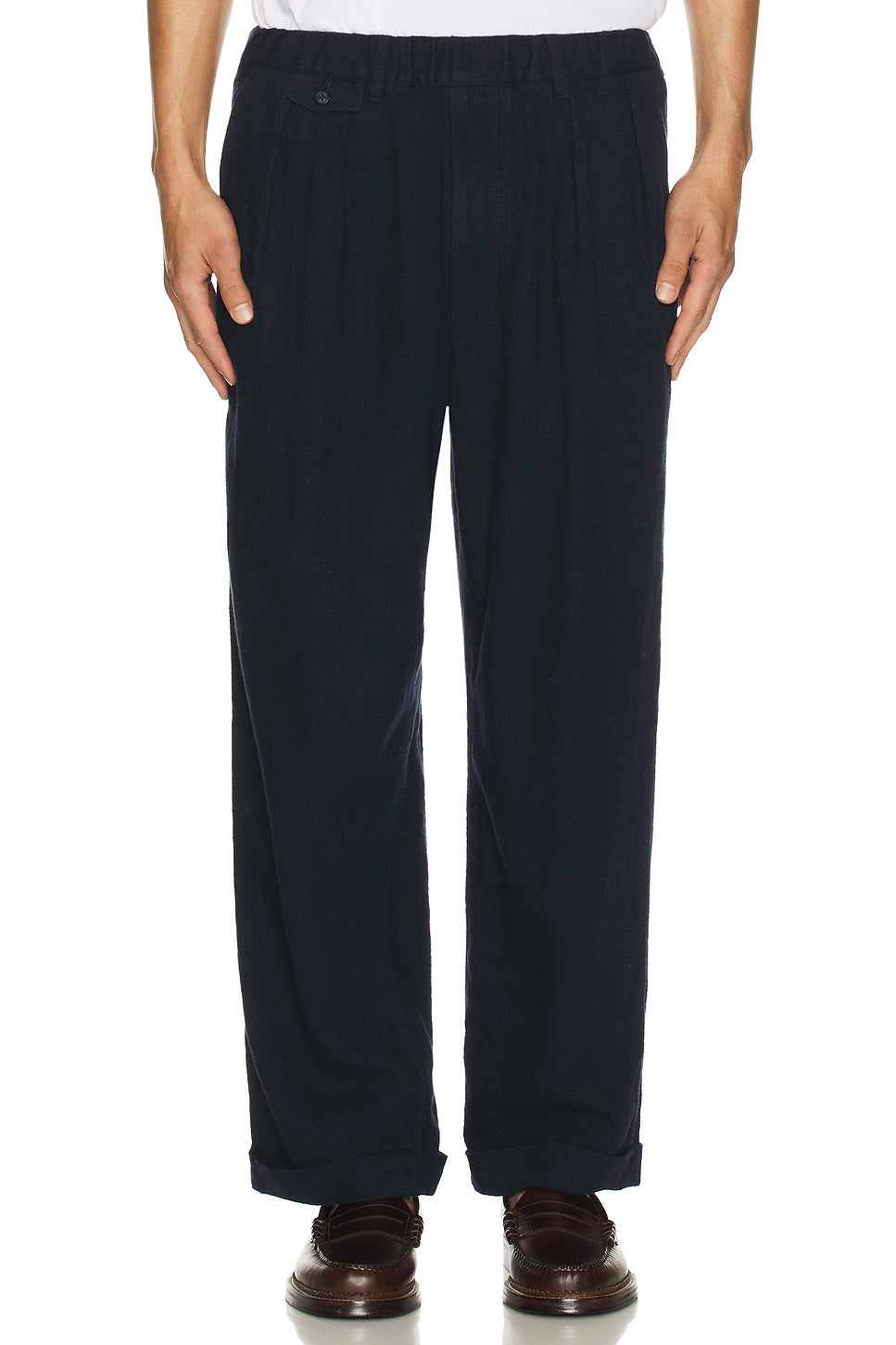 2 Pleats Relax Trousers